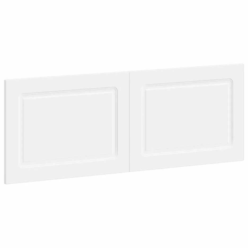 Bed Headboard Wall-Mounted Storage 142 x 3 x 50 cm White Engineered Wood