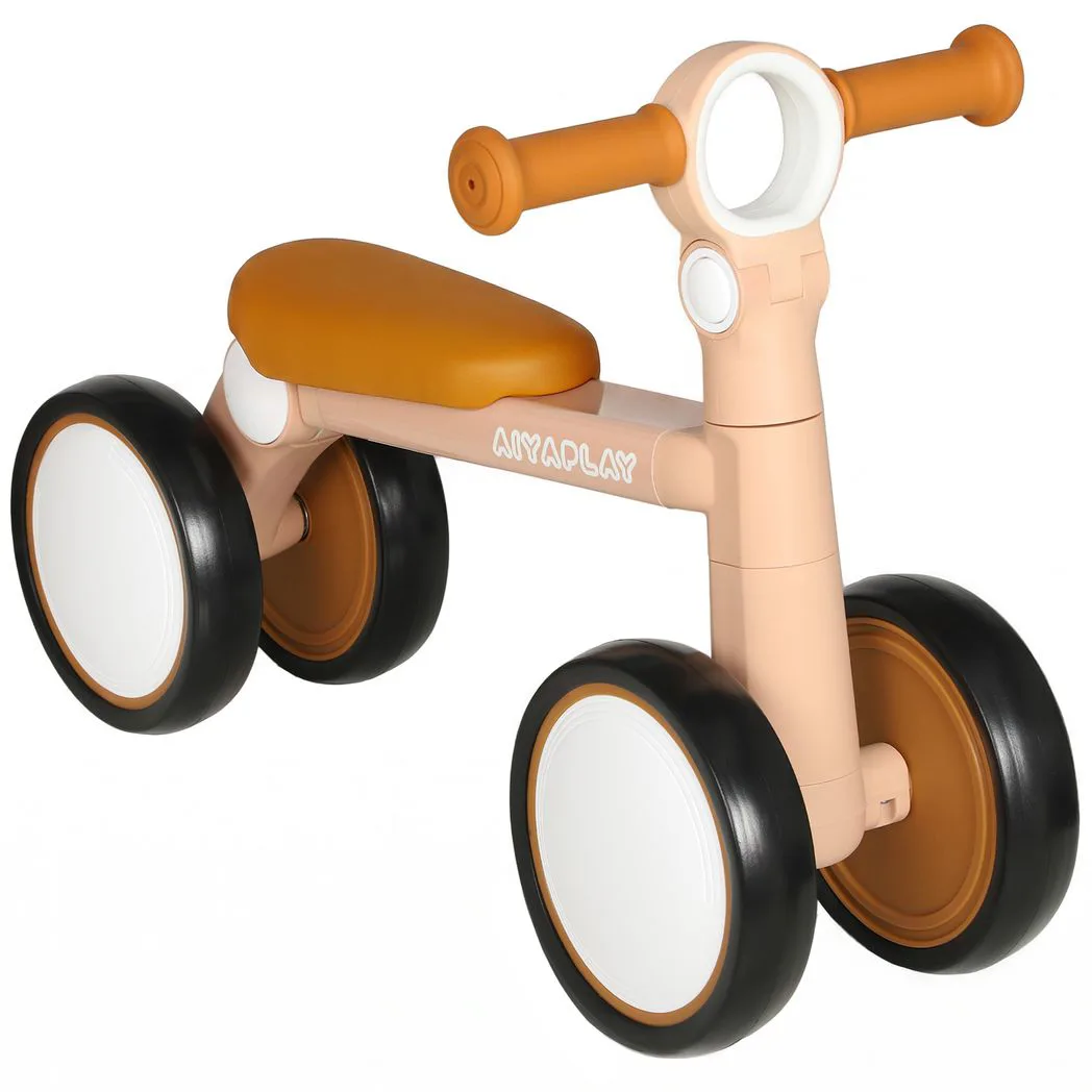 Balance Bike Foldable No Pedal Adjustable Seat 57 x 28.5 x 40 cm Pink