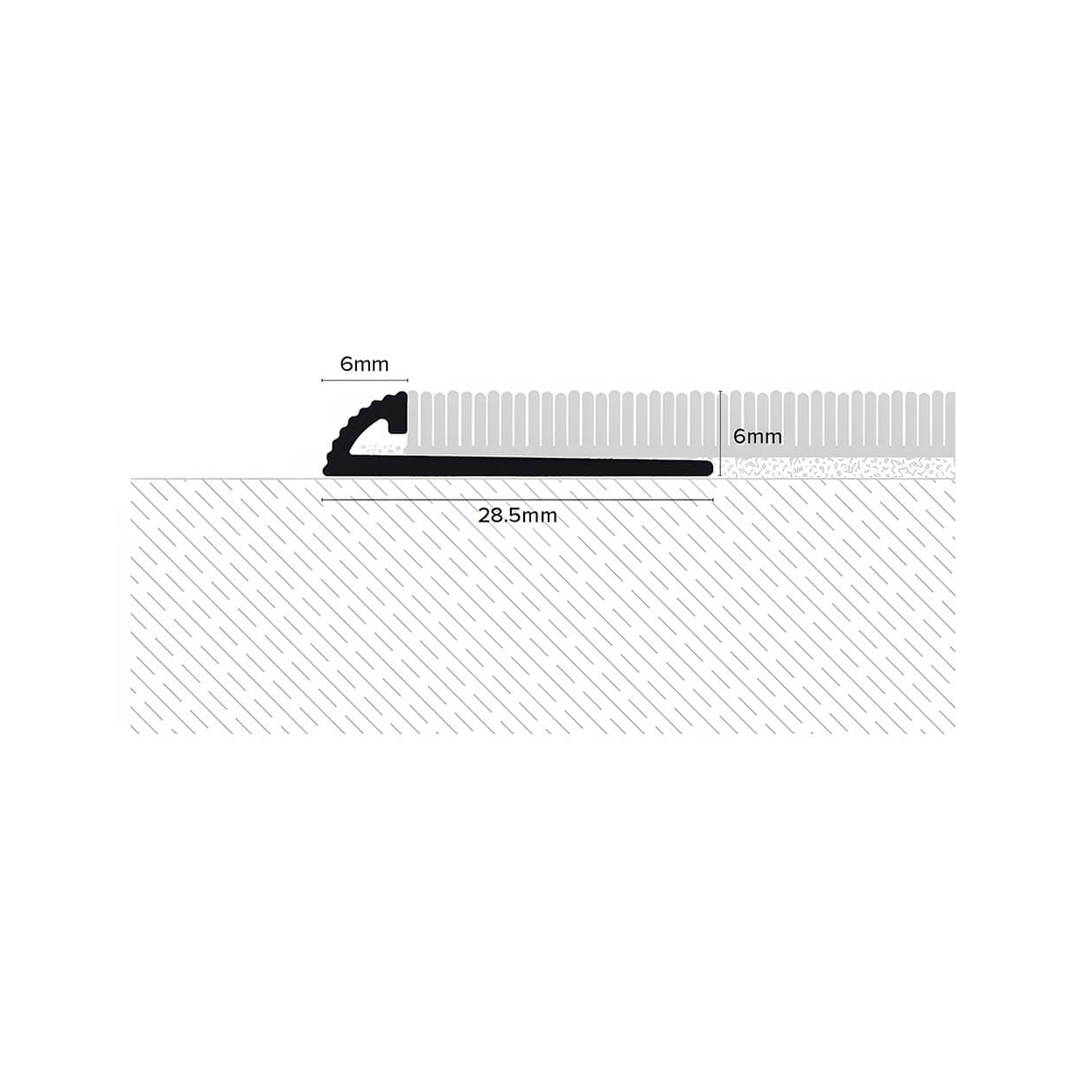 Carpet Tile Edge Profile - photo 3