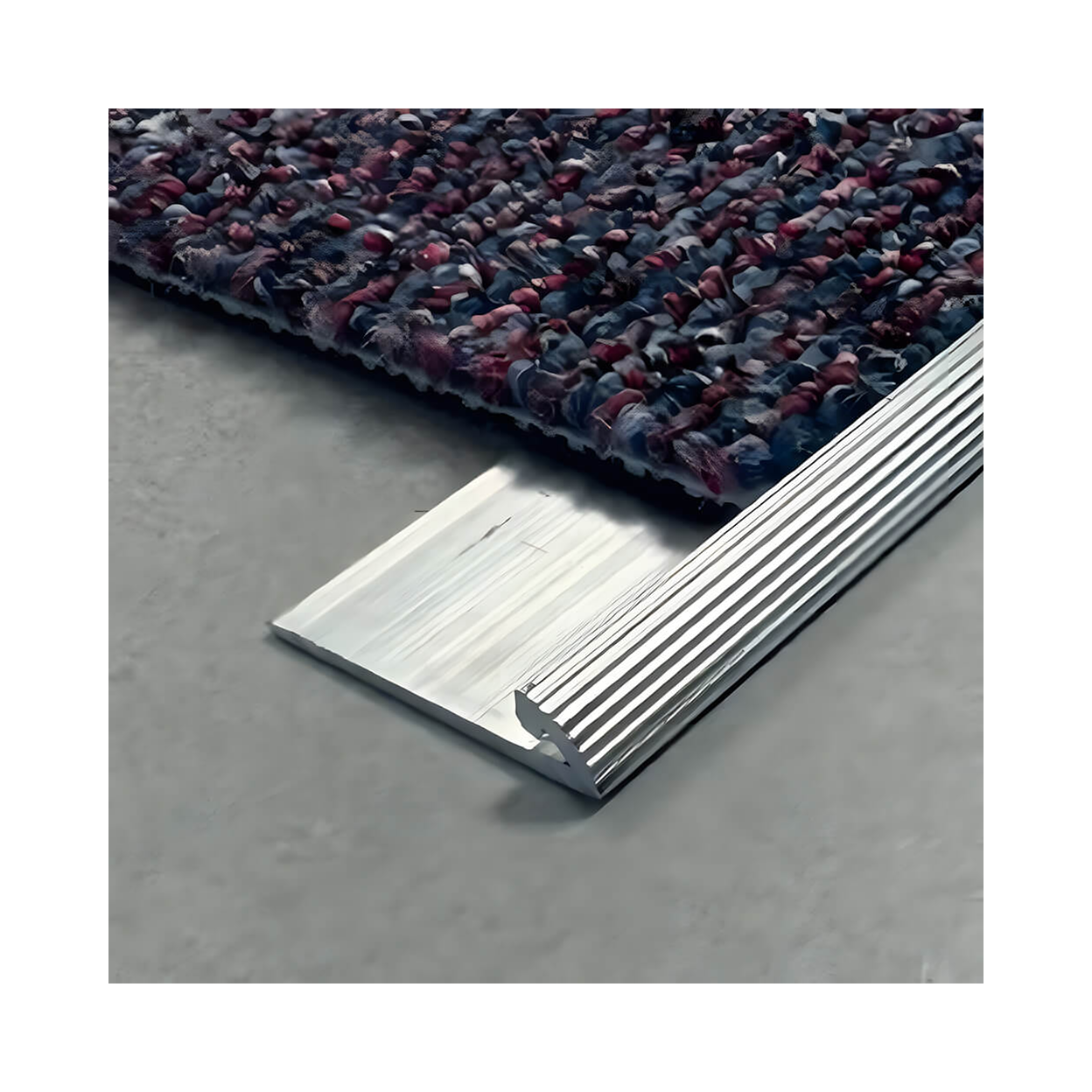 Carpet Tile Edge Profile CAR Transition Trim 6mm Aluminium