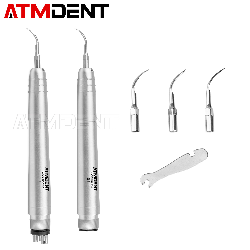 Dental Ultrasonic Air Scaler with 3 Tips Teeth Cleaning 2/4 Holes Handpiece Whiten Teeth Cleaner | SonicCleanse UK product image 1