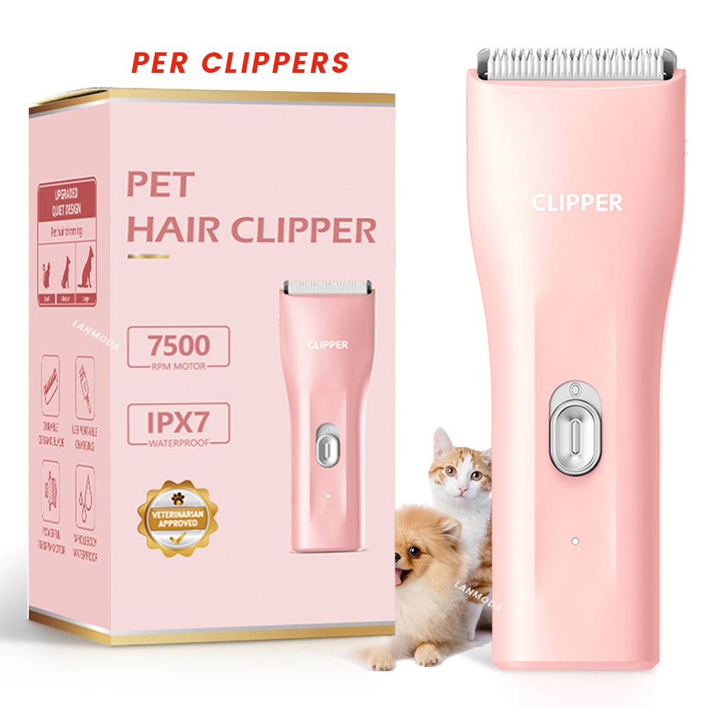 Small Dog Hair Clipper Electric Grooming Trimmer for Pets USB Rechargeable Cat Shaver Animals Haircut Machine waterproof | GroomMaster UK product image 1