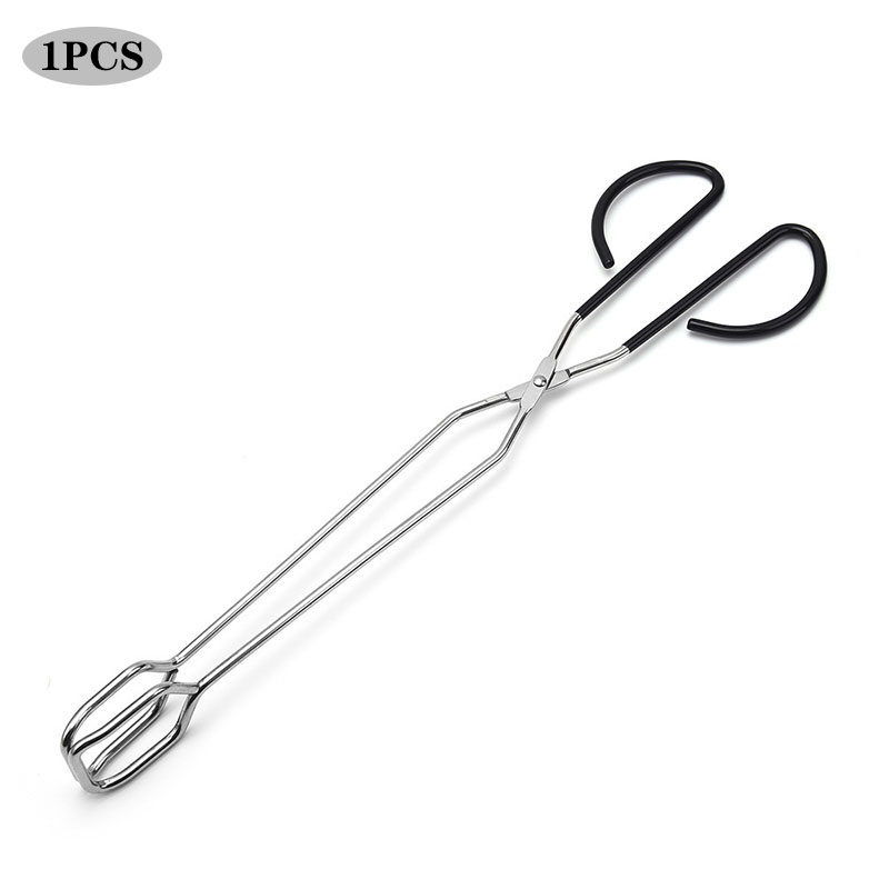 Barbecue Scissor Tongs Grilled Food Tong BBQ Tools Long Handle Scissor BBQ Bread Roast Clip Kitchen Baking Tongs BBQ Accessories